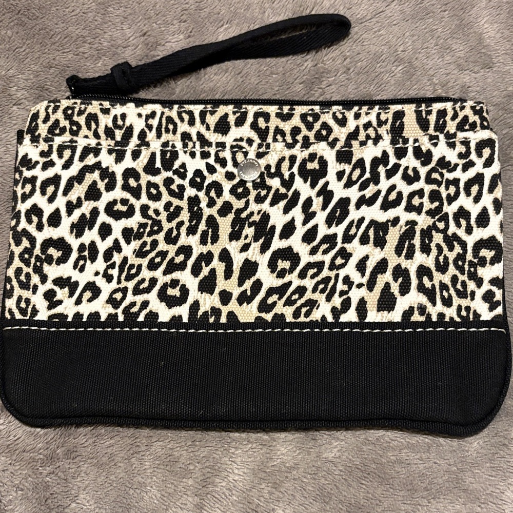 Lands End Leopard Print Women's Clutch Bag